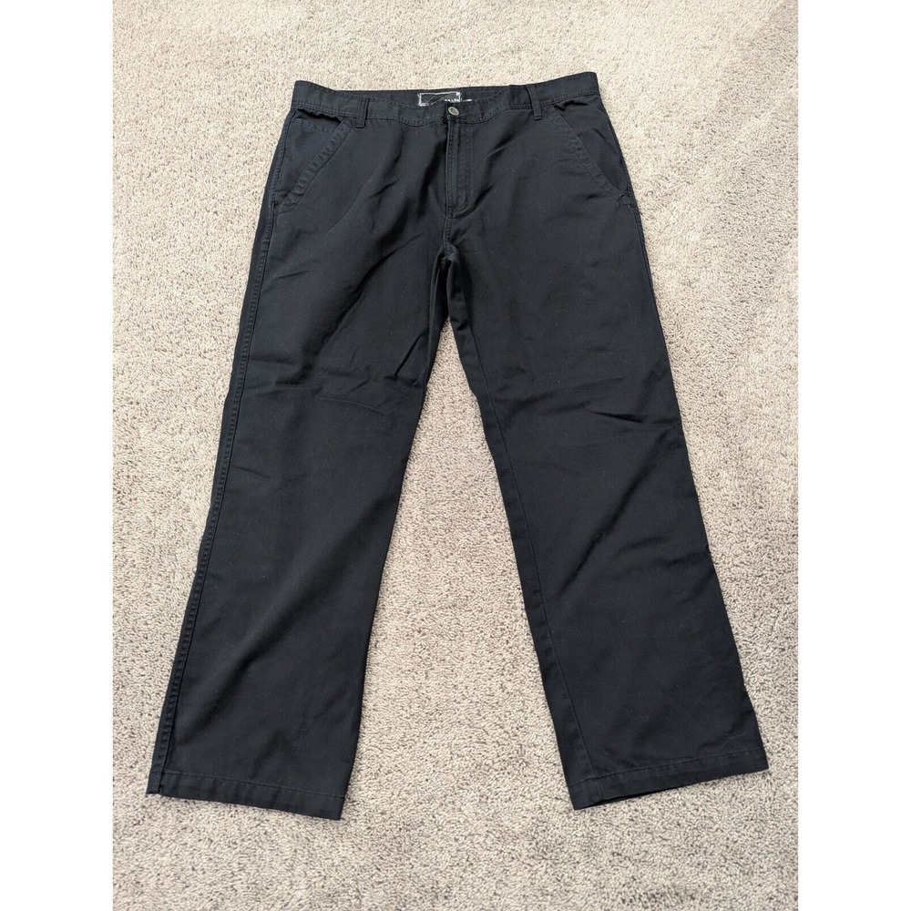 Oakley Chino Pants‎ Mens 40W x 32L Loose Fit Straight Black Casual